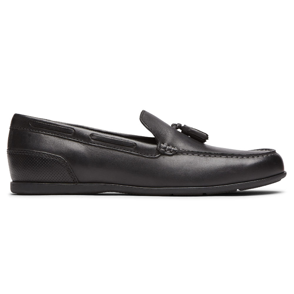 Rockport Mens Malcom Tassel - Loafers Black - SJI062831